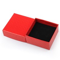 Boîte cadeau rectangulaire haut de gamme personnalisée en carton gris avec couvercle ciel-terre, doublure en éponge et dorure à chaud pour bagues et bracelets
