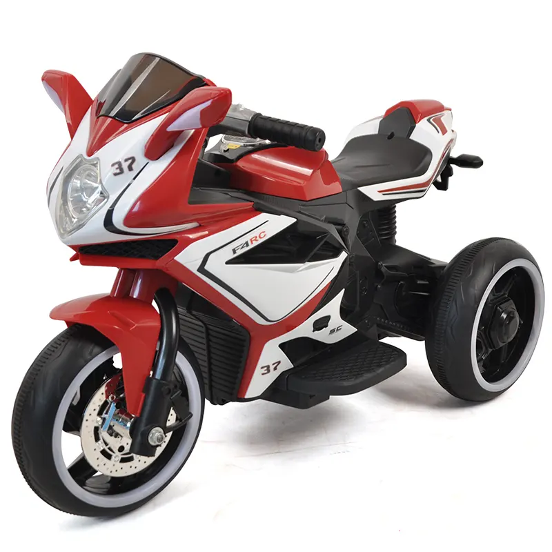 Moto de 3 ruedas para bebés, coche eléctrico alimentado por batería para niños y niñas, motocicletas eléctricas para niños
