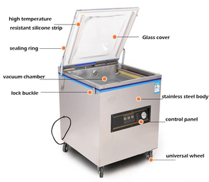 Scelleuse sous vide commerciale et domestique, emballage alimentaire en acier inoxydable 304 pour viande, fruits de mer, légumes et aliments pour animaux de compagnie - Product Image 4