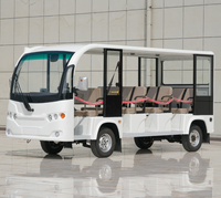 Véhicule urbain 11 places Navette touristique Mini chariot de bus touristique électrique à vendre