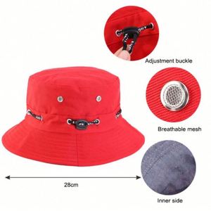 Wholesale Unisex Washed Cotton Packable Summer Travel Beach Cap Sun Bucket <b>Hat</b> - Product Image 2