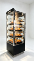 Vitrine chauffante commerciale de comptoir pour aliments chauds, gâteaux, poulet, viande, pâtisserie – Machine de présentation chauffante