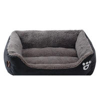 Vente en gros canapé-lit respirant pour chien, Double usage, lits pour animaux de compagnie et accessoires, nid pour chien, grand lit rectangulaire pour chat
