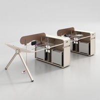 Bureaux et postes de travail modulaires extensibles en bois modernes avec garantie de 3 ans pour espaces de travail ouverts