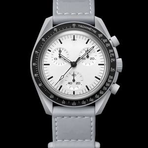 <span class=keywords><strong>Orologio</strong></span> da <span class=keywords><strong>Uomo</strong></span> Omewatch al Quarzo in Plastica Blu <span class=keywords><strong>Oro</strong></span> Brand di Moda Pianeta Bianco Luna Nuova con Logo Personalizzabile - Product Image 3