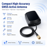Antenne active GNSS compacte, antenne GPS externe, connectivité SMA, protection IP67 pour appareils embarqués, systèmes de suivi de véhicules