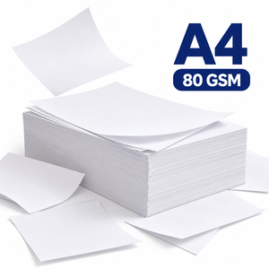 Papier blanc A4 HVS Premium 80 g/m² avec une excellente luminosité et une opacité élevées pour une impression et une photocopie quotidiennes claires - Product Image 1