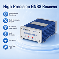 Récepteur GNSS géodésique multifréquence IP68 avec 4G WiFi LAN RS485 - Température de fonctionnement de -40 à 75°C