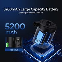 Superventas bomba de colchón de aire bola para caminar piscina barco bomba de aire eléctrica automática