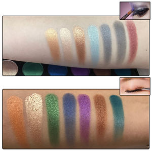 Chuyên Nghiệp 35-Màu Phấn Mắt Bột Tùy Chỉnh Nhãn Hiệu Riêng Mỹ Phẩm Trang Điểm Cho Công Bình Và Da Tối Tông Màu Với Ánh Sáng Nhũ Kết Thúc - Product Image 5