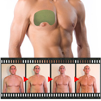 SOUTH MOON 12 Stück Männer Gynäkomastie Cellulite Schmelzende Pflaster Brustverkleinernde Fettverbrennende Stärkende Stimulierende Pflaster