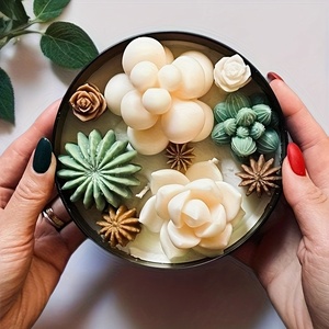 Kaktus Aroma therapie Kerze Silikon form Handgemachte Kerze Tasse Kaktus Sukkulente Kerzen form DIY Harz Home Decoration - Product Image 4