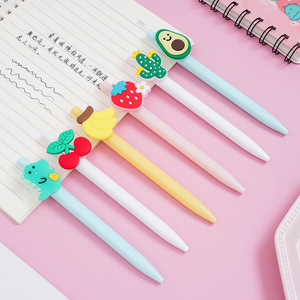 Promotional Customized Cheap Plastic Ballpoint Pen shiny glossy luxury lovely cartoon designs ballpoint hotel pen signature
