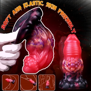 NNSX Tapón Anal de Silicona, Dildo Monstruoso Grande con Base Curva y Nudo, Juguetes Sexuales para Adultos para Hombres y Mujeres Avanzados, Venta al por Mayor - Product Image 6