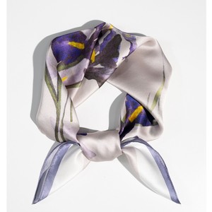Shanghai Story Silk Scarf 70cm Square 100% Mulberry Silk Artistic Retro Chinese Style Shawl for Women - Product Image 4