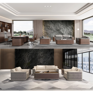 लक्जरी आधुनिक लकड़ी कंप्यूटर कार्यालय टेबल उच्च गुणवत्ता वाली छत प्रबंधक कार्यकारी घर कार्यालय डेस्क लक्जरी लकड़ी के फर्नीचर - Product Image 3