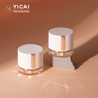 Pot en acrylique rond de haute qualité de 30g, pot de crème cosmétique pour soins de la peau, pots en plastique acrylique avec couvercle