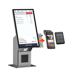 เครื่องพิมพ์ความร้อนหน้าจอสัมผัสขนาด21.5นิ้วตู้ชำระเงินบริการตนเองเดสก์ท็อปหรือหน้าต่างตั้งพื้น/ระบบปฏิบัติการแอนดรอยด์ - Product Image 3