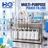 Machine de remplissage automatique multi-têtes pour sachets de liquides, jus, vin, eau, boissons et emballage en pochettes souples