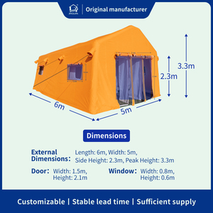 Carpa <span class=keywords><strong>de</strong></span> Rescate Móvil Inflable Impermeable <span class=keywords><strong>de</strong></span> Tela 1000D para Aislamiento en Emergencias - Product Image 6