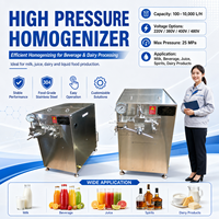 Homogénéisateur de lait Homogénéisateur haute pression pour pasteurisateur et homogénéisateur de lait de transformation laitière