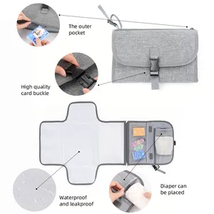Portable Changing Pad Newborn Girl Boy Baby Waterproof Changing Kit Travel Changing Pad For Baby