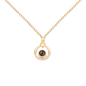 Joyería de Moda, Collar con Colgante de Corazón de Cobre con Proyección de Foto Personalizada, Moderno, Te Amo, para Mujer - Product Image 6