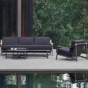 Arredamento nordico balcone sedia in Rattan giardino divano Set impermeabile poltrona terrazza all'aperto - Product Image 2