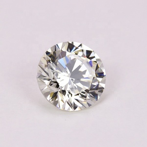 3-12mm Lâche Zircon Pierre G Blanc 8 Coeurs et Flèches Rond Brillant Coupe 5A Grade Zircon Cubique Synthétique - Product Image 3