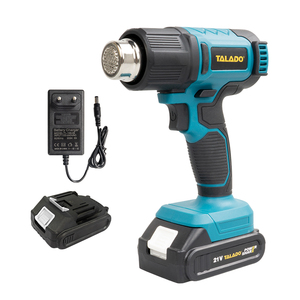 Aire caliente inalámbrico con pilas <span class=keywords><strong>de</strong></span> 20V <span class=keywords><strong>de</strong></span> grado DIY Industrial para pistola <span class=keywords><strong>de</strong></span> calor precio barato 2000W potencia <span class=keywords><strong>de</strong></span> salida nominal ajuste <span class=keywords><strong>de</strong></span> temperatura - Product Image 4
