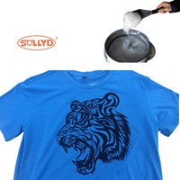 Encres d'impression à écran lcd, en caoutchouc et silicone, liquide, vente populaire, pour impression sur tissu sous-vêtements
