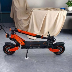 Trottinette électrique haute vitesse 10Ah 48V, pneus tout-terrain 10 pouces, moteur sans balais, pliable, 1000W, pour adultes, 150kg, 50 km/h, UE, États-Unis - Product Image 4