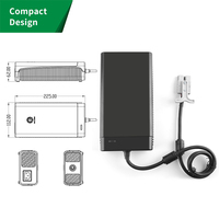 GOJUSIN CE FCC 12.6V 14.6V vélo électrique véhicule voiturettes de golf ebike chargeur de batterie lithium-ion pour batteries 12V
