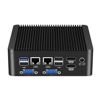 Mini PC industriel 3G/4G LTE IOT Intel Celeron J4125 Dual Nic RJ45 RS232/RS485 COM Dual 4K Fanless Computer Windows 11 Pro 8xUSB
