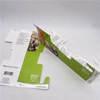 Carte de papier de couleur de peinture d'emballage de produit d'impression pliée personnalisée de haute qualité
