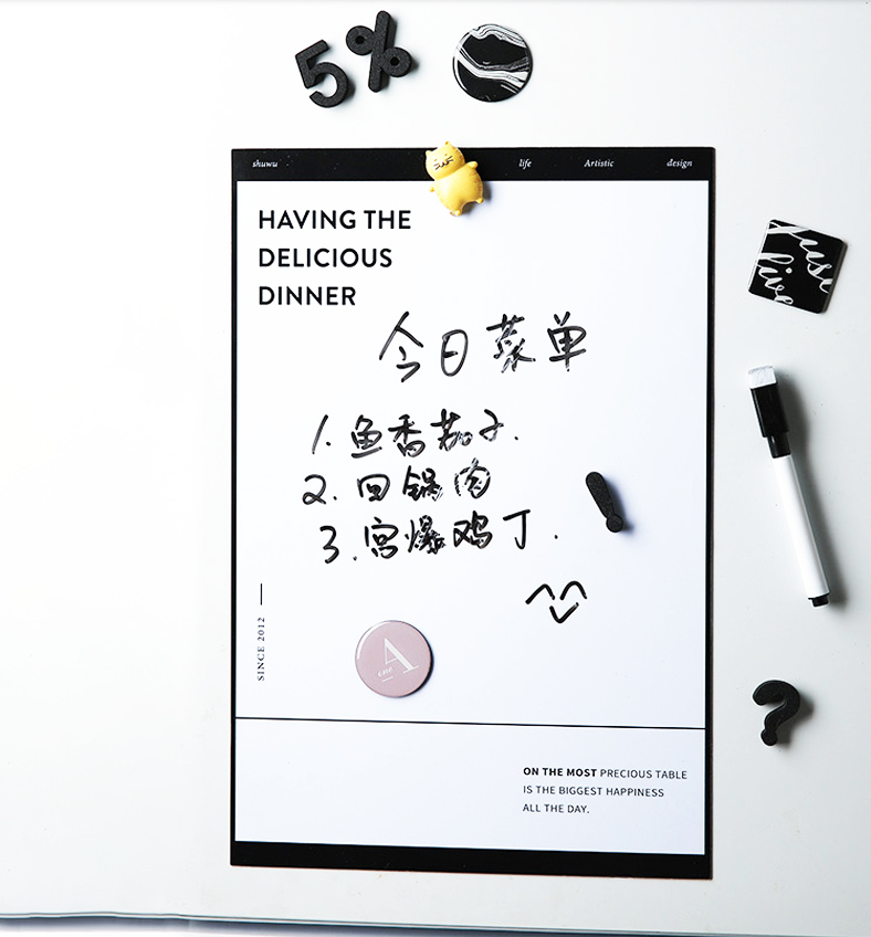 Магнитная доска для холодильника, доска для записей и сообщений, доска для сухого стирания холодильника, магнитная доска с календарем, классная доска, наклейки на холодильник