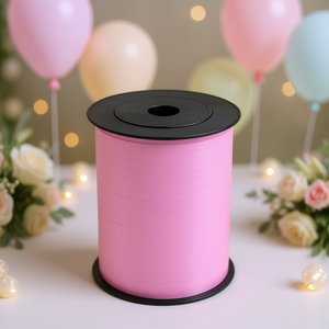 Ruban adhésif rose mat Party Love 500m pour ballons de mariage - Product Image 2