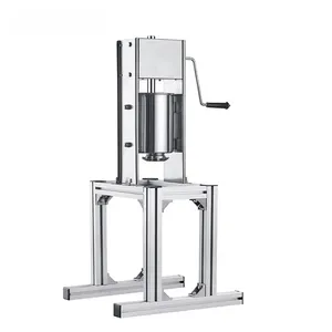 Churrera Española Manual <span class=keywords><strong>de</strong></span> Acero Inoxidable <span class=keywords><strong>de</strong></span> 7L, Máquina para Hacer Churros Latinos Vertical <span class=keywords><strong>de</strong></span> Uso Pesado - Product Image 1