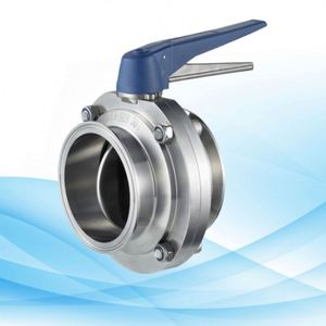 SS304/SS316L Sanitary Stainless Steel Manual <b>Butterfly</b> Valve Multi-Position Clamp Stainless/Plastic Handle for Water - Product Image 1