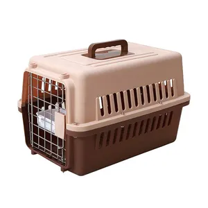 Cage de transport pour petits animaux, petit chien, en plastique, avec roulettes, 1 pièce, meilleure vente 2020