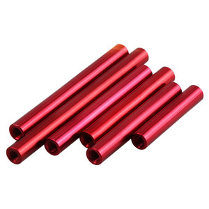 Entretoises Rondes en Aluminium M2, M2.5, M3, M4, M5 Rouges, Noires et Argentées pour Modèles d'Avions et Multirotors - Product Image 3