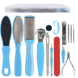 Kits de Pedicura Reutilizables Profesionales de Acero Inoxidable con Logotipo Personalizado, Ligeros y de Alta Calidad, con Cortaúñas 5 en 1 para Adultos - Product Image 1