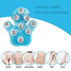 Popolare a forma di palma guanti da massaggio portatile per il massaggio del corpo rullo per il collo posteriore articolare alle gambe sollievo per l'applicazione dei piedi - Product Image 3