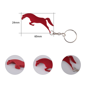 Móc Chìa Khóa Mở Chai Khuyến Mại Quà Tặng Cho Equestrians Vòng Chìa Khóa Bàn Đạp Dụng Cụ Mở Bia Ngựa Mustang - Product Image 4