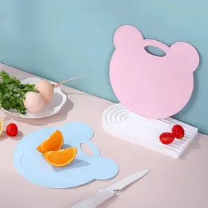 Bloque de corte de cocina Gk PP, tabla de cortar multifuncional con forma de oso bonito