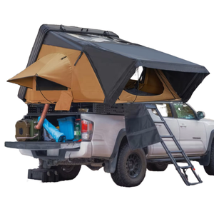 <span class=keywords><strong>Tente</strong></span> <span class=keywords><strong>de</strong></span> toit rigide en aluminium à double couche imperméable pour toutes les saisons, avec tissu en <span class=keywords><strong>toile</strong></span> pour véhicules 4x4 - Product Image 1