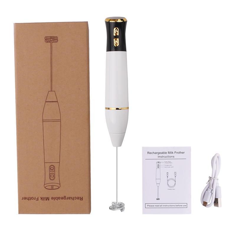 6,7 перезаряжаемый автоматический ручной миксер для молока из нержавеющей стали с подставкой usb Ручной Электронный вспениватель молока