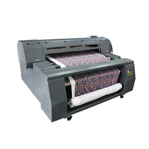 China industrial direct inkjet sublimation textile fabric clothes printing photo machine cheap digital textile printer price