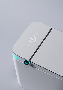 MONDI MD711 WC Intelligente Moderno Nero Bianco a Pavimento con Scarico a P e S, Telecomando, Riscaldamento Istantaneo, Doppio Scarico per Hotel e Scuole - Product Image 3