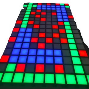 พื้นเต้นรำ LED แบบมีไฟ แผงพื้นเกมแบบอินเทอร์แอคทีฟสำหรับสนามเด็กเล่นในร่มและห้องเกม - Product Image 5
